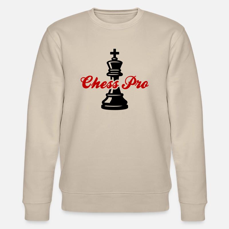 Chess Pro Schach - Stanley/Stella Unisex Bio-Sweatshirt CHANGER  - Beige