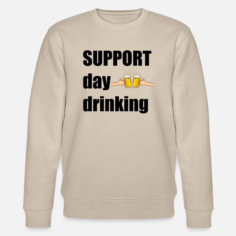 Support day drinking - Stanley/Stella Unisex Bio-Sweatshirt CHANGER  - Beige