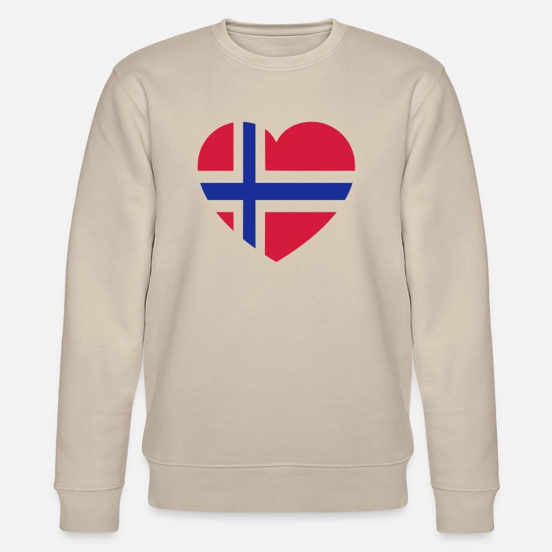 norge - Stanley/Stella CHANGER Unisex Organic Sweatshirt - beige