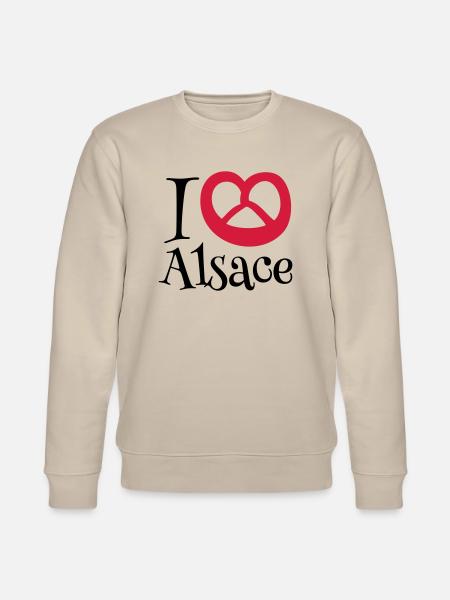 i love alsace - Sweat bio CHANGER Stanley/Stella Unisexe - beige