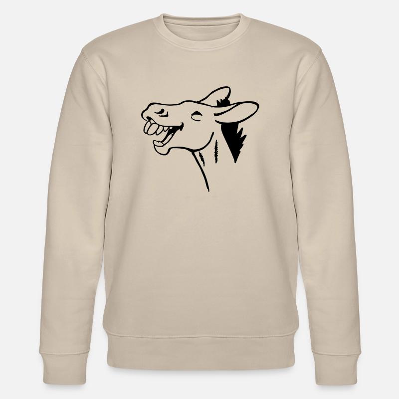 ass gapes - Stanley/Stella CHANGER Unisex Organic Sweatshirt - beige
