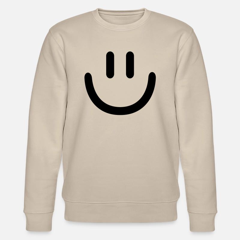 Smiley - Stanley/Stella Unisex Bio-Sweatshirt CHANGER  - Beige