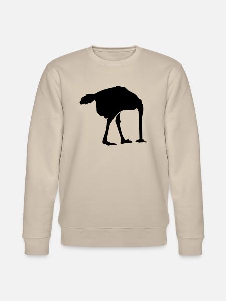 Ostrich - Stanley/Stella CHANGER Unisex Organic Sweatshirt - beige