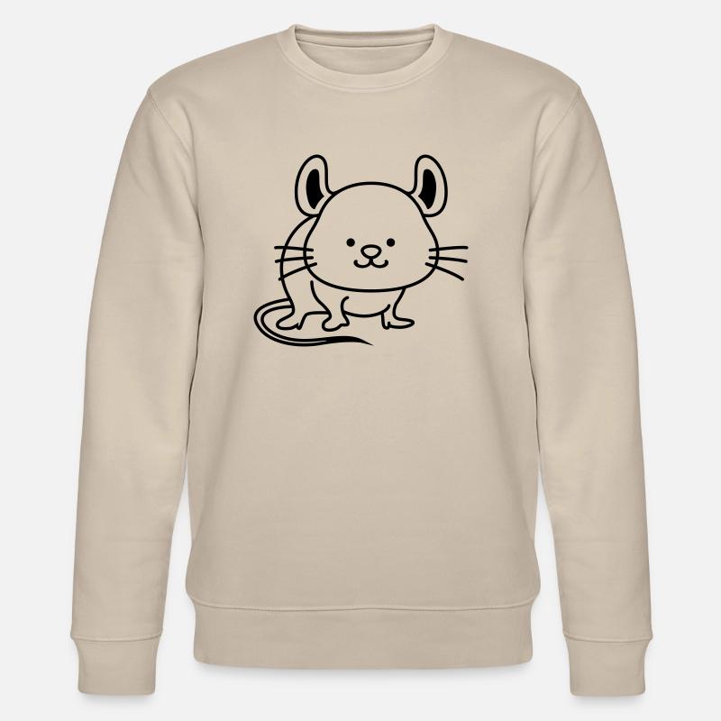 maus süß - Stanley/Stella Unisex Bio-Sweatshirt CHANGER  - Beige