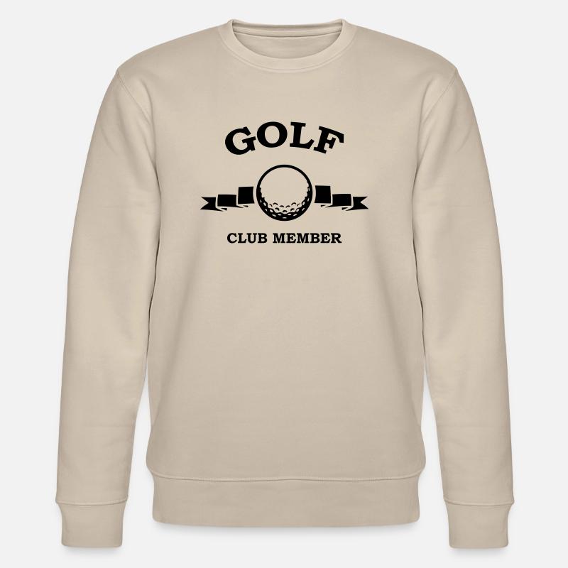 Golf Club Member - Stanley/Stella Unisex Bio-Sweatshirt CHANGER  - Beige