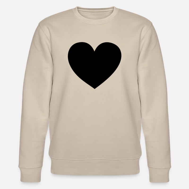 Herz - Sweat bio CHANGER Stanley/Stella Unisexe - beige