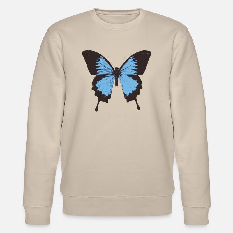 Schmetterling - Stanley/Stella Unisex Bio-Sweatshirt CHANGER  - Beige