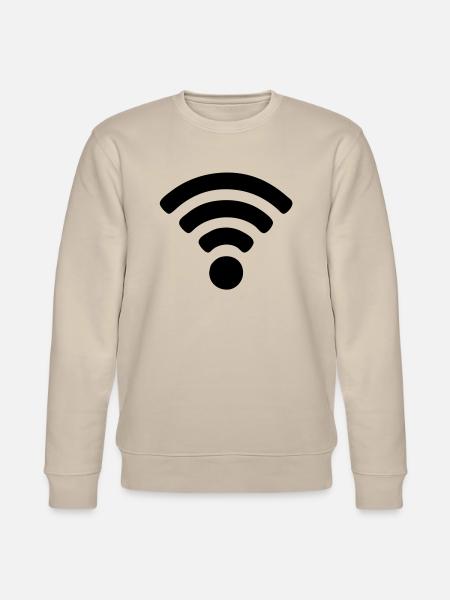 Wi-fi - Stanley/Stella CHANGER Unisex Organic Sweatshirt - beige