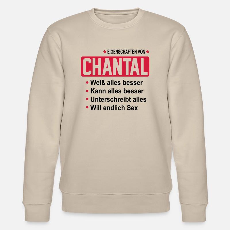 chantal - Stanley/Stella Unisex Bio-Sweatshirt CHANGER  - Beige