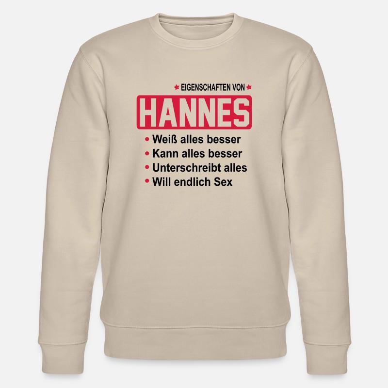 hannes - Stanley/Stella Unisex Bio-Sweatshirt CHANGER  - Beige