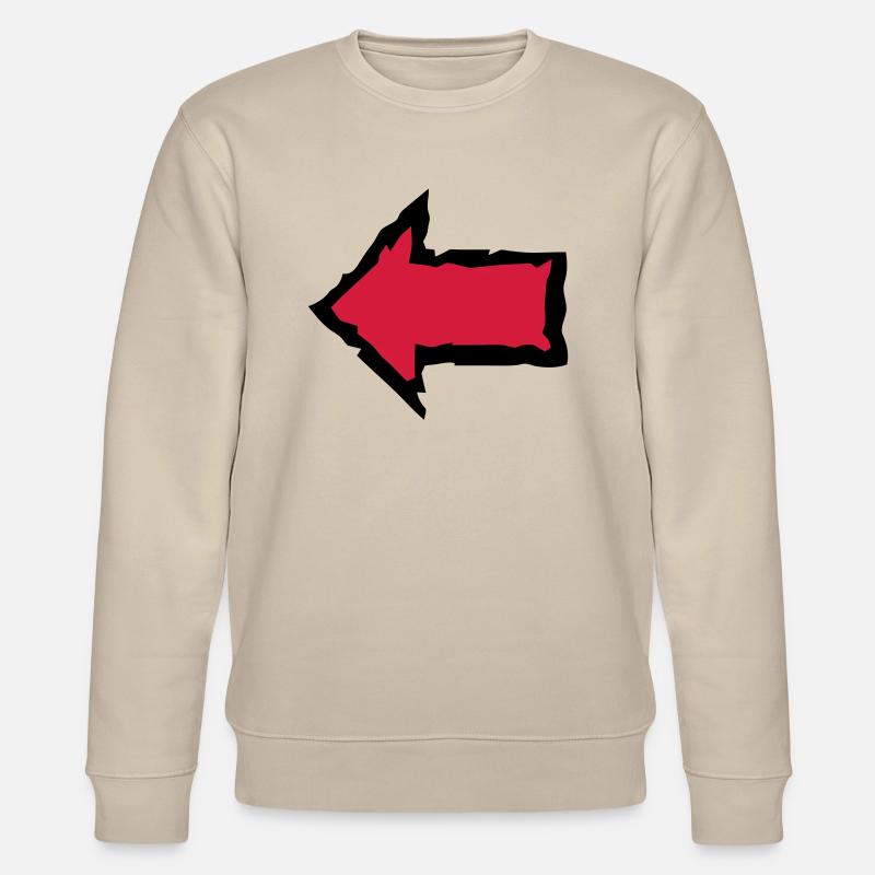 fleche 2101 - Sweat bio CHANGER Stanley/Stella Unisexe - beige