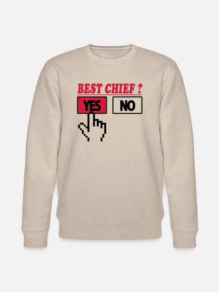 Best chief ? yes 222 - Stanley/Stella CHANGER Unisex Organic Sweatshirt - beige