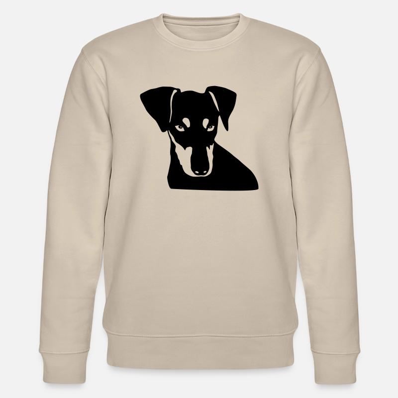 Deutscher Pinscher 003 - Stanley/Stella Unisex Bio-Sweatshirt CHANGER  - Beige