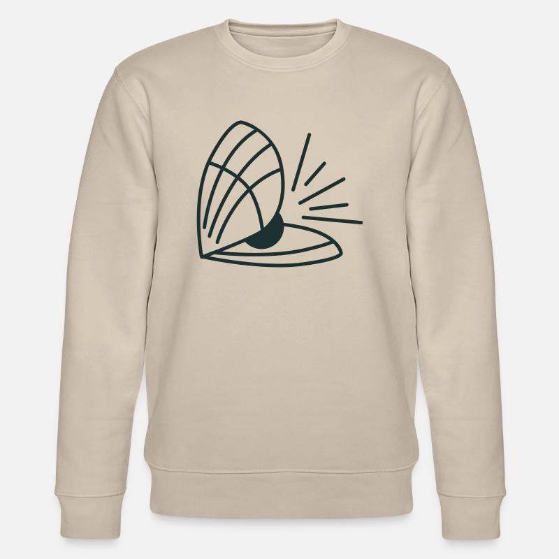 Schwarze Perle - Stanley/Stella Unisex Bio-Sweatshirt CHANGER  - Beige