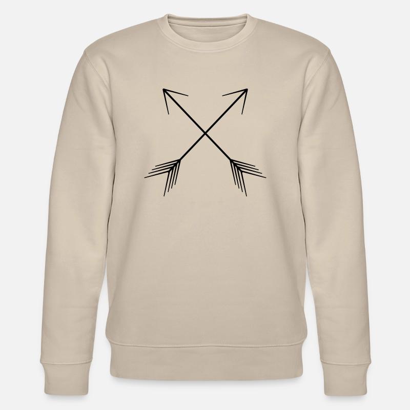 pfeile - Stanley/Stella Unisex Bio-Sweatshirt CHANGER  - Beige