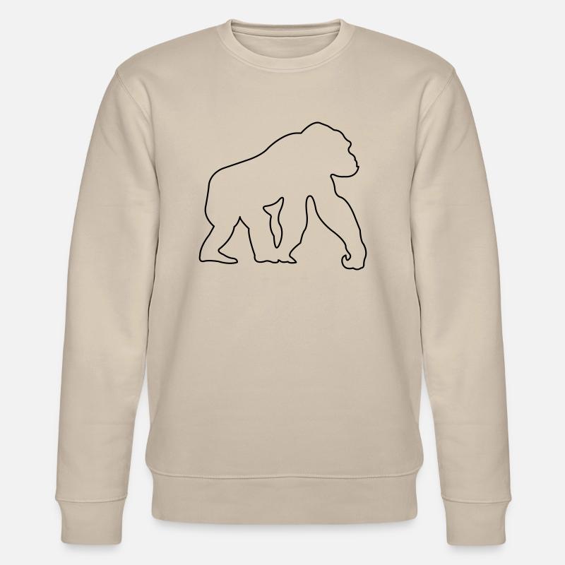 monkey - Stanley/Stella CHANGER Unisex Organic Sweatshirt - beige