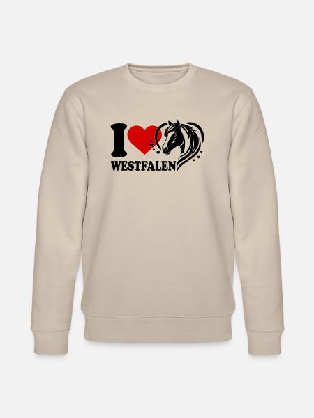 J’adore Horse Westphalia - Sweat bio CHANGER Stanley/Stella Unisexe - beige
