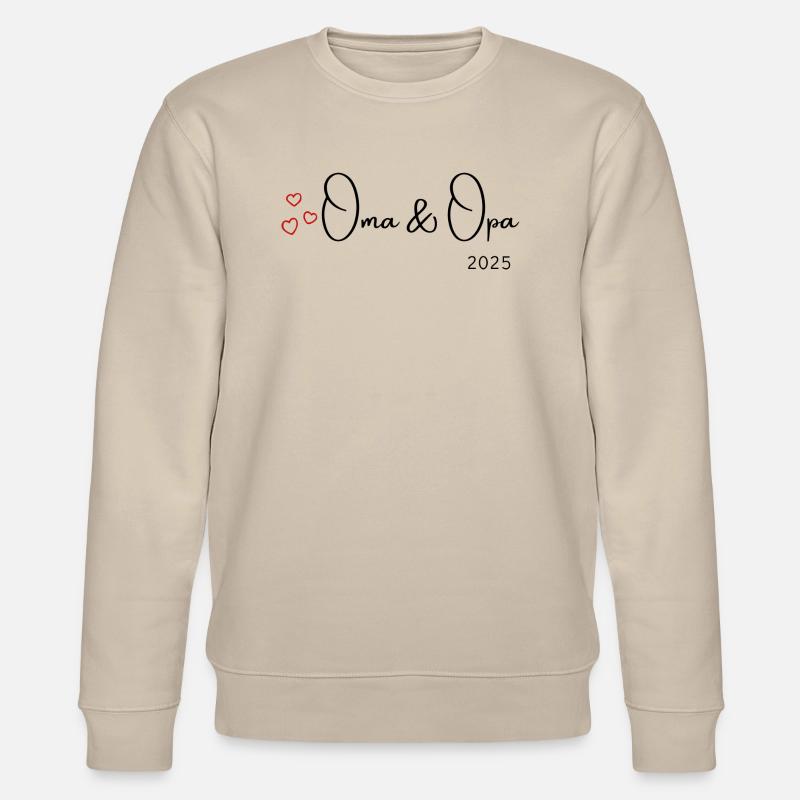 Oma & Opa 2025 - Stanley/Stella Unisex Bio-Sweatshirt CHANGER  - Beige