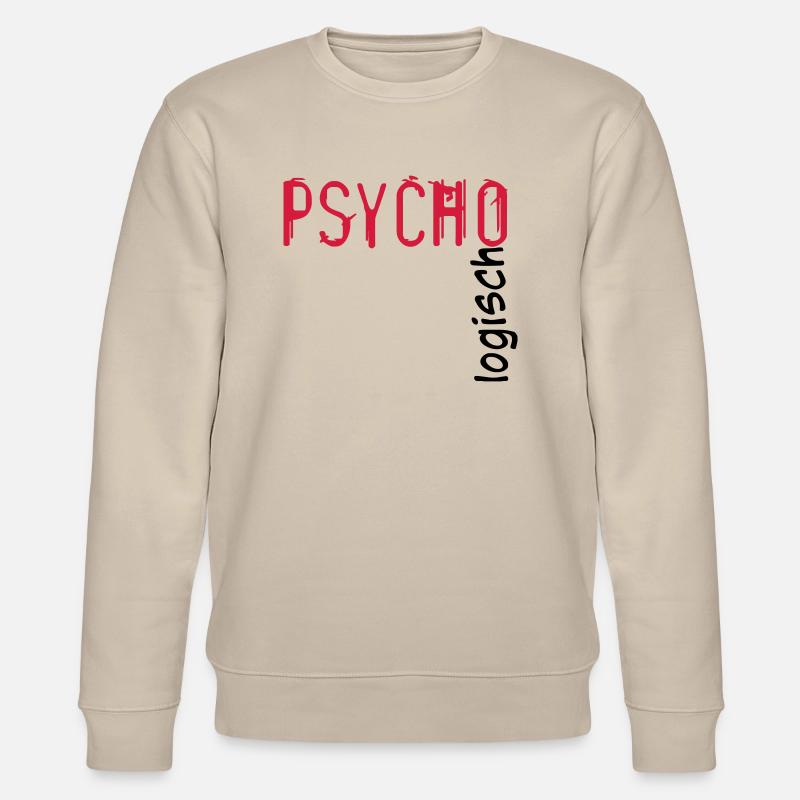 Psycho Logisch - Stanley/Stella Unisex Bio-Sweatshirt CHANGER  - Beige