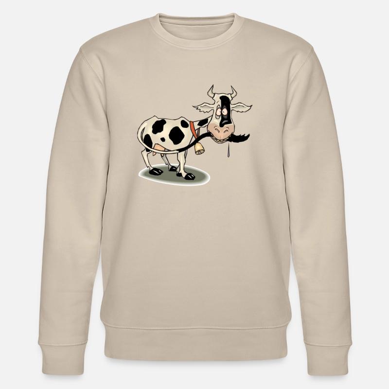 Kuh - Stanley/Stella Unisex Bio-Sweatshirt CHANGER  - Beige