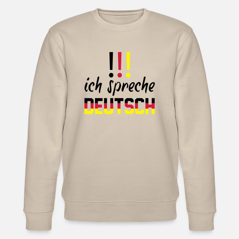 ich_spreche_deutsch - Stanley/Stella Unisex Bio-Sweatshirt CHANGER  - Beige