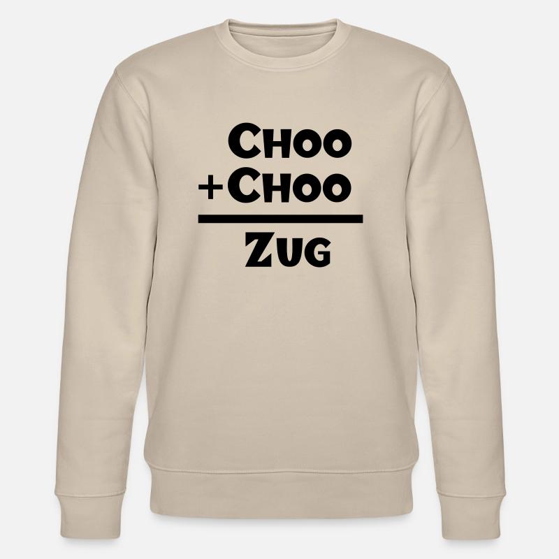 Choo + Choo = Zug - Stanley/Stella Unisex Bio-Sweatshirt CHANGER  - Beige