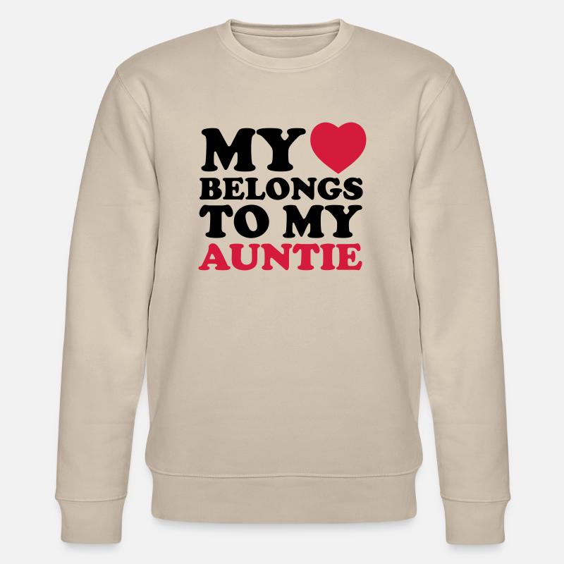 MHBTM auntie - Stanley/Stella Unisex Bio-Sweatshirt CHANGER  - Beige