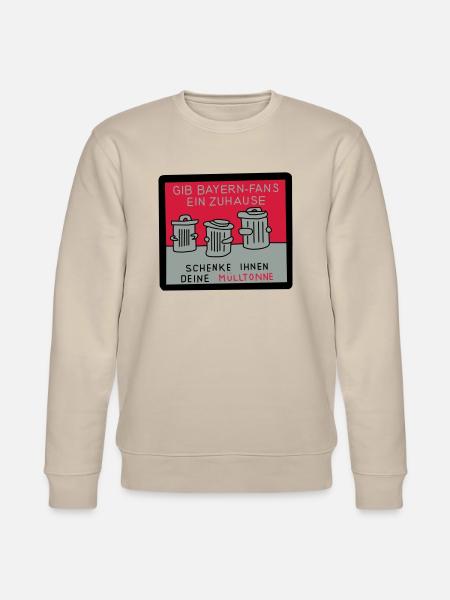 Gib Bayernfans ein Zuhause! - Stanley/Stella Unisex Bio-Sweatshirt CHANGER - Beige