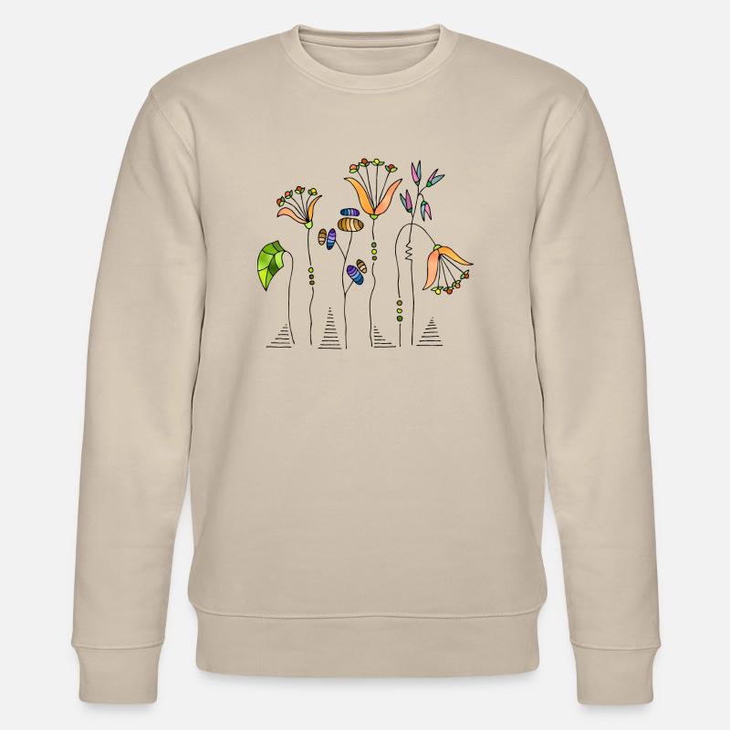 Fleur - Sweat bio CHANGER Stanley/Stella Unisexe - beige