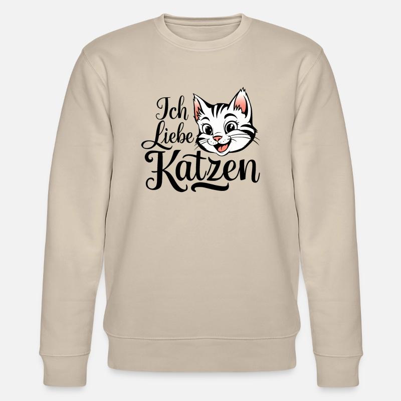 Cat - Stanley/Stella Unisex Bio-Sweatshirt CHANGER  - Beige
