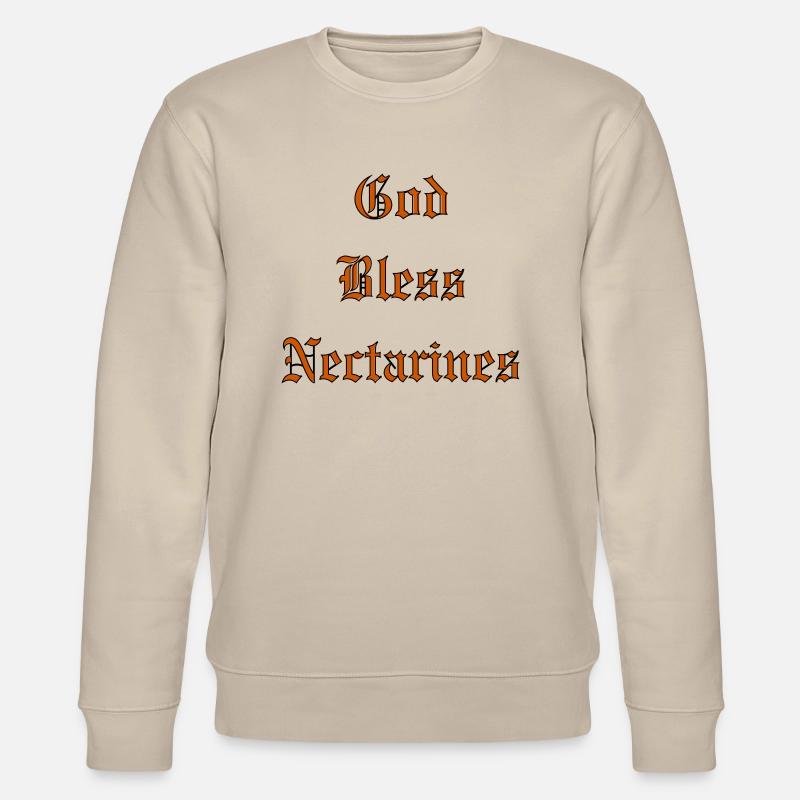 Que Dieu bénisse les nectarines - Sweat bio CHANGER Stanley/Stella Unisexe - beige