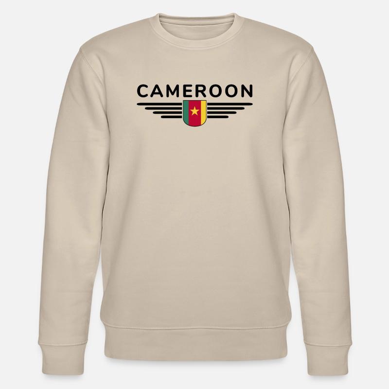 Cameroon Design – Pride and Diversity - Stanley/Stella CHANGER Unisex Organic Sweatshirt - beige