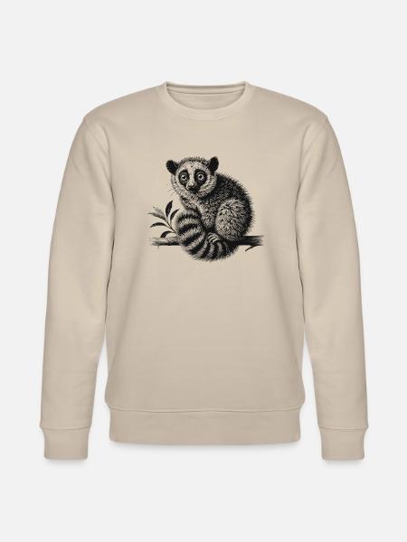 Lemuren - Stanley/Stella Unisex Bio-Sweatshirt CHANGER  - Beige