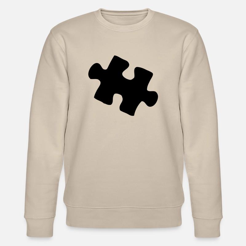 puzzle - Stanley/Stella Unisex Bio-Sweatshirt CHANGER  - Beige