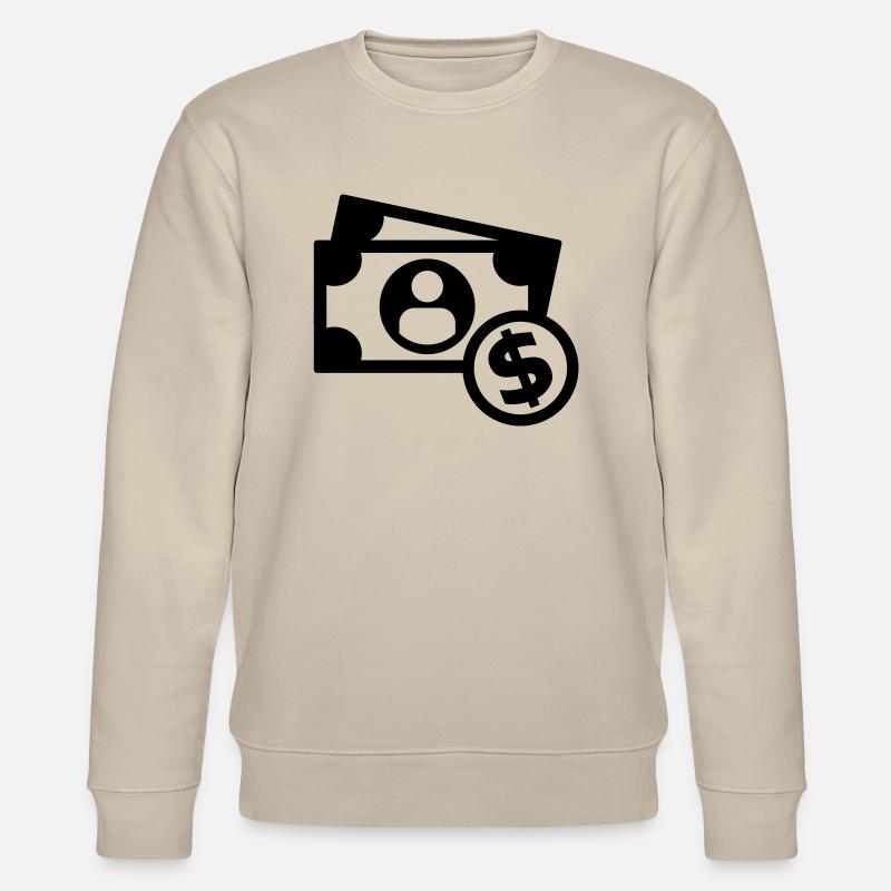 Geld - Stanley/Stella Unisex Bio-Sweatshirt CHANGER  - Beige
