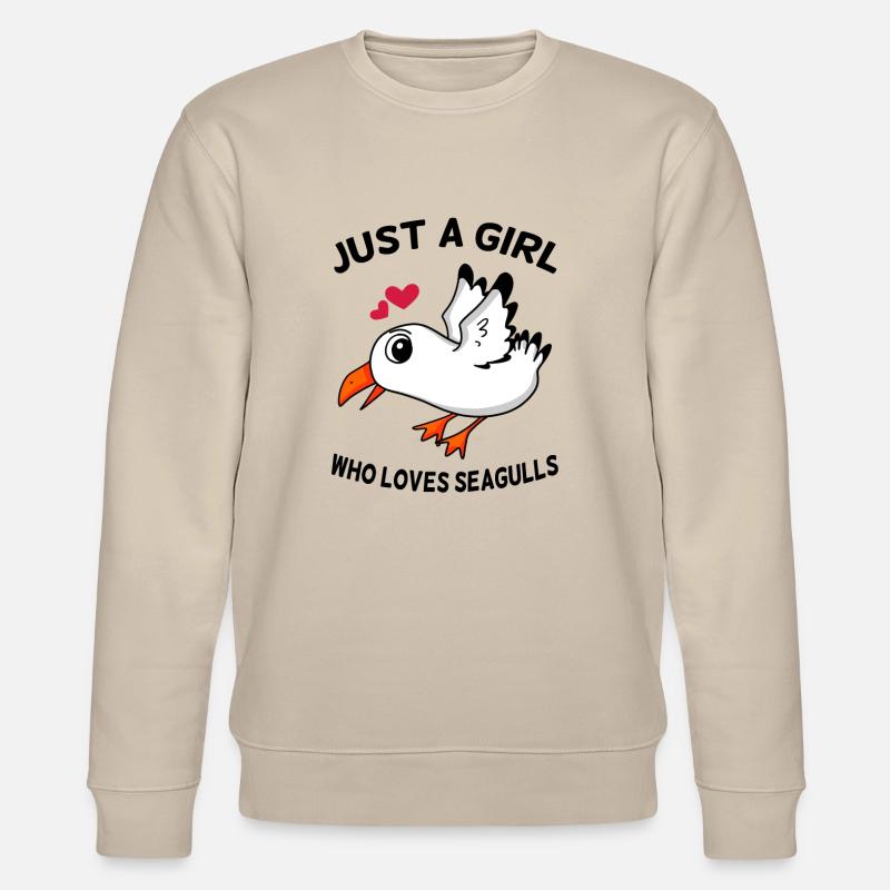 Mouette Chères Filles - Sweat bio CHANGER Stanley/Stella Unisexe - beige