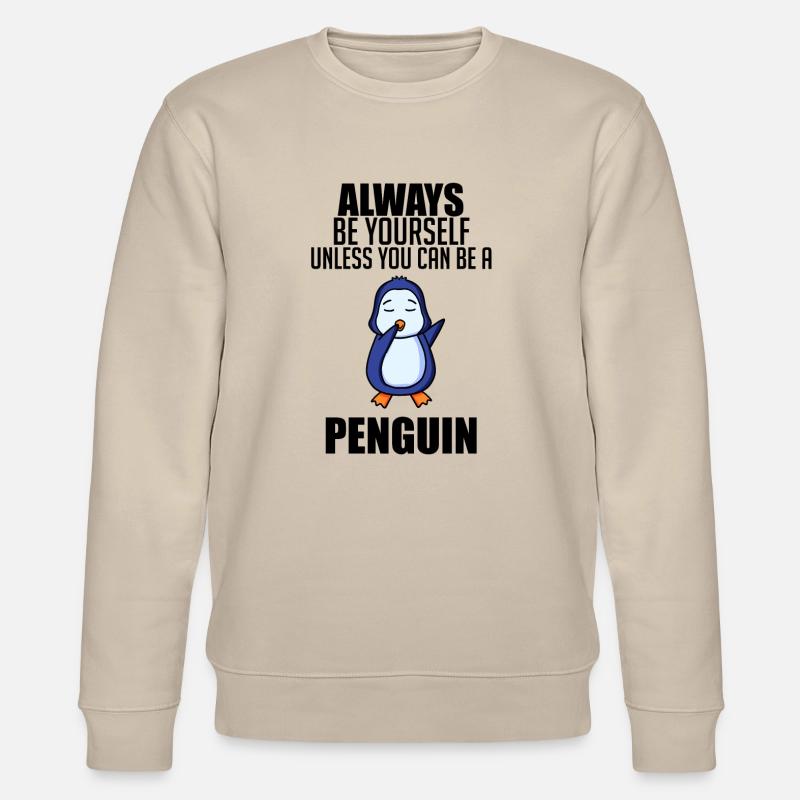 Pinguin Pinguine - Stanley/Stella Unisex Bio-Sweatshirt CHANGER - Beige