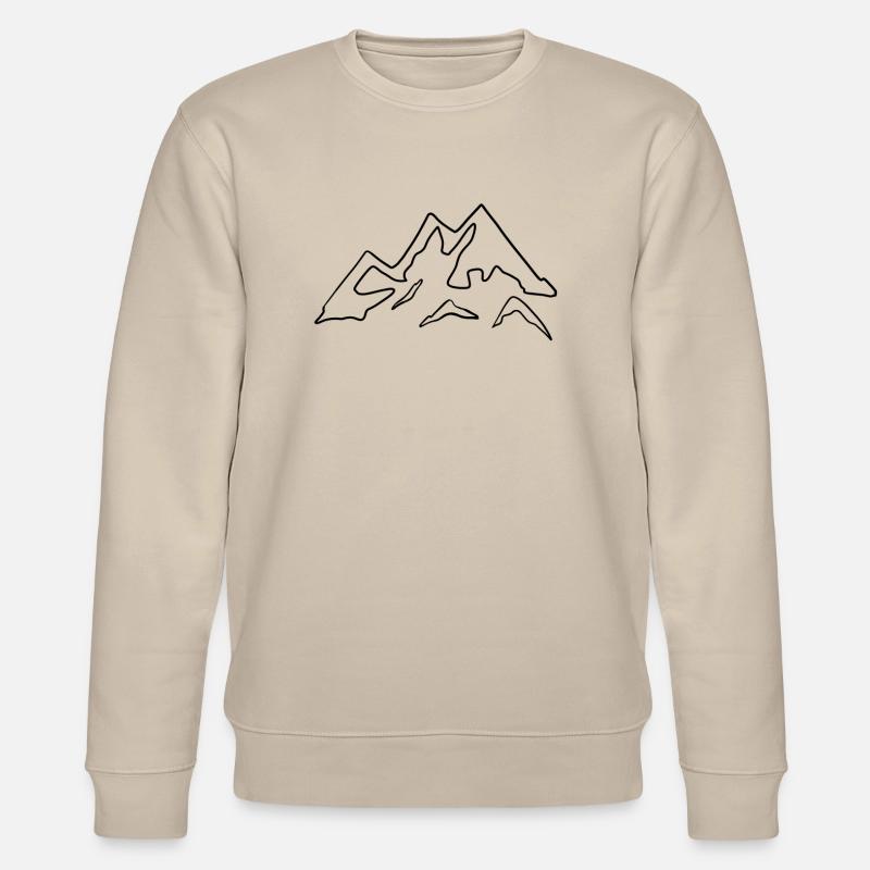 Berge - Stanley/Stella Unisex Bio-Sweatshirt CHANGER  - Beige