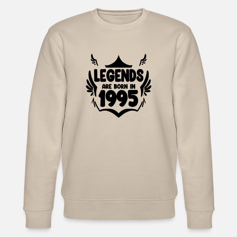 1995 - Né en 1995 - Sweat bio CHANGER Stanley/Stella Unisexe - beige