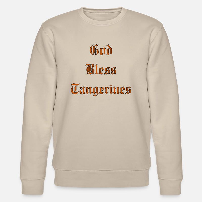 GodBlessTangerines - Stanley/Stella Unisex Bio-Sweatshirt CHANGER  - Beige