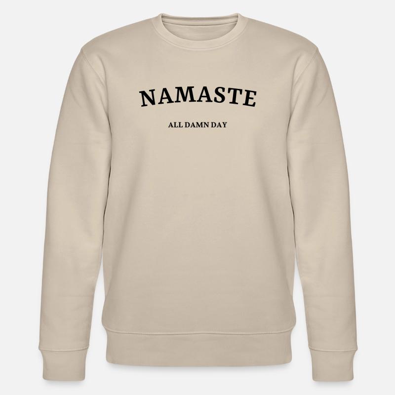 Namaste - Stanley/Stella Unisex Bio-Sweatshirt CHANGER  - Beige