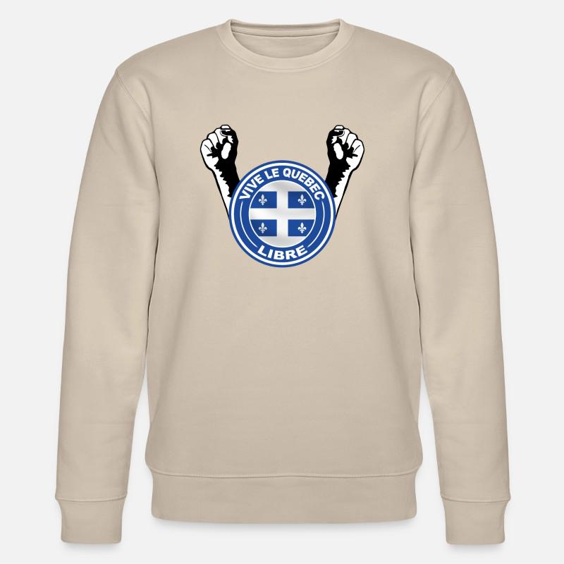 quebec libre - Sweat bio CHANGER Stanley/Stella Unisexe - beige