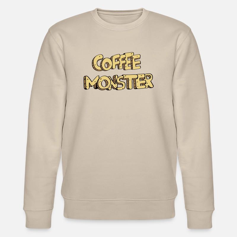 textcoffee_monster - Sweat bio CHANGER Stanley/Stella Unisexe - beige