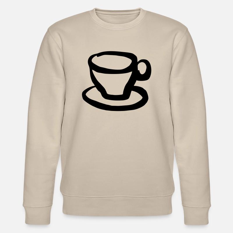 Cup - Sketch - Stanley/Stella CHANGER Unisex Organic Sweatshirt - beige