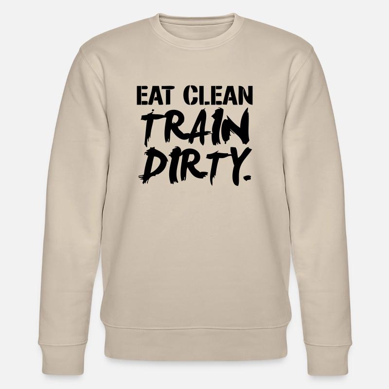Train Dirty - Stanley/Stella Unisex Bio-Sweatshirt CHANGER  - Beige