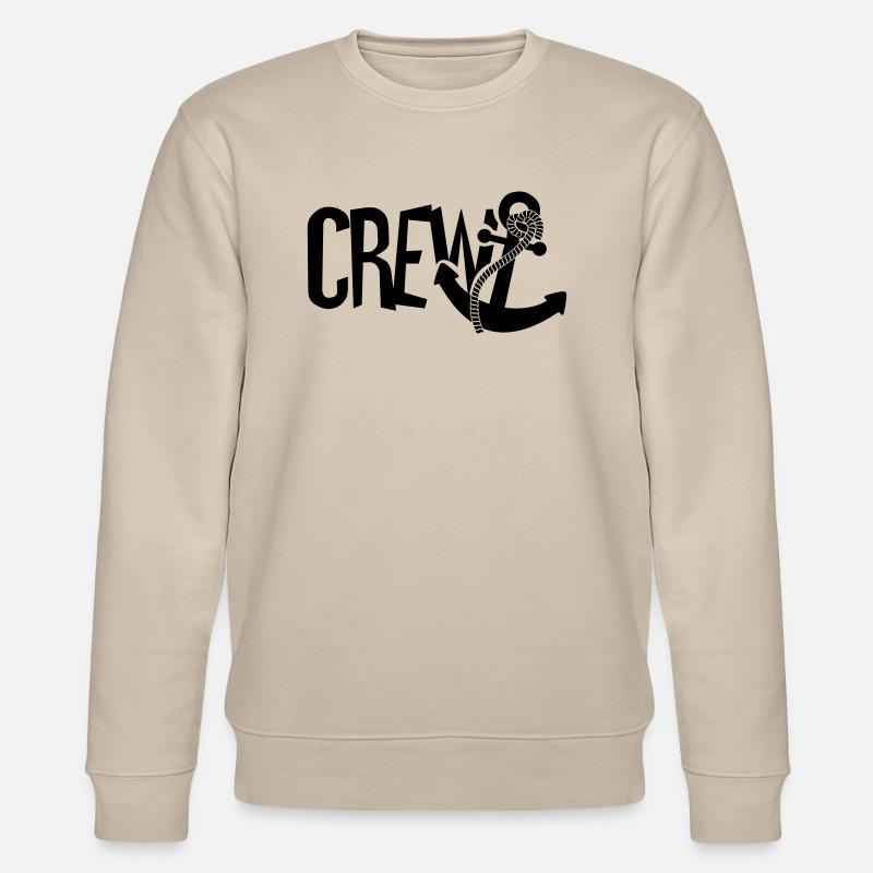 Crew Anker Matrose - Stanley/Stella Unisex Bio-Sweatshirt CHANGER  - Beige