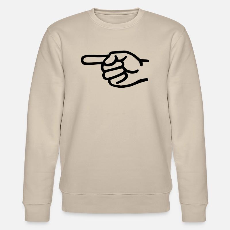 Finger - Stanley/Stella Unisex Bio-Sweatshirt CHANGER  - Beige