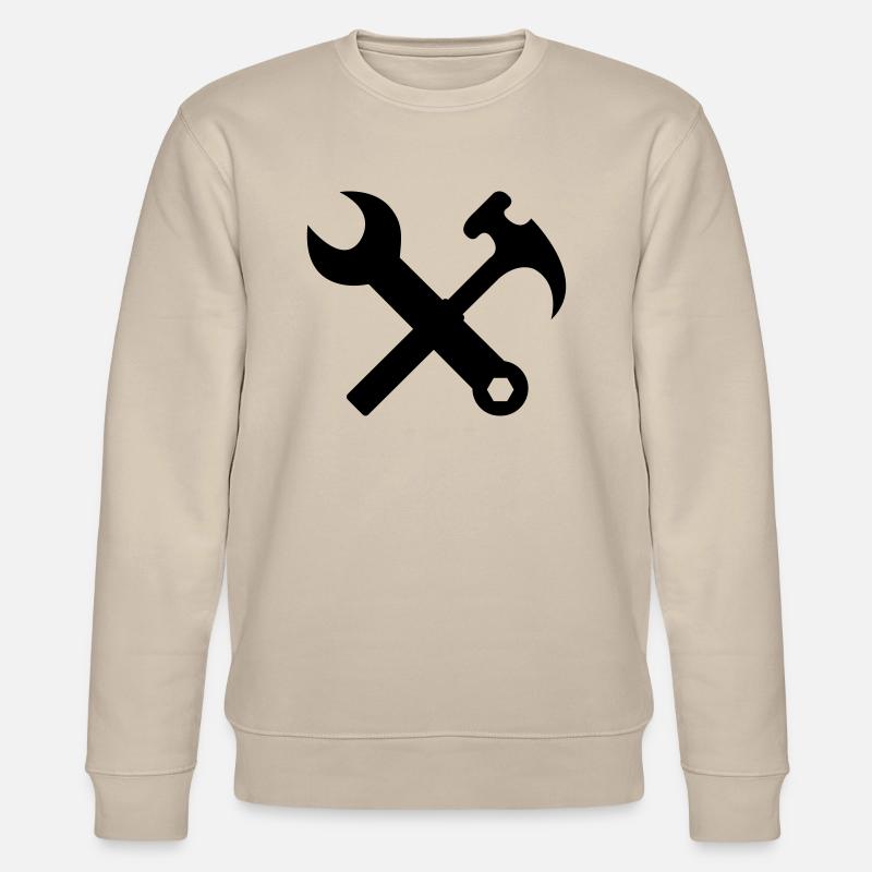 handwerker - Stanley/Stella Unisex Bio-Sweatshirt CHANGER  - Beige