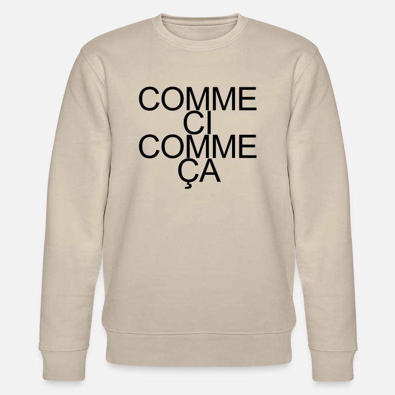 Comme ci comme ça - Stanley/Stella CHANGER Unisex Organic Sweatshirt - beige