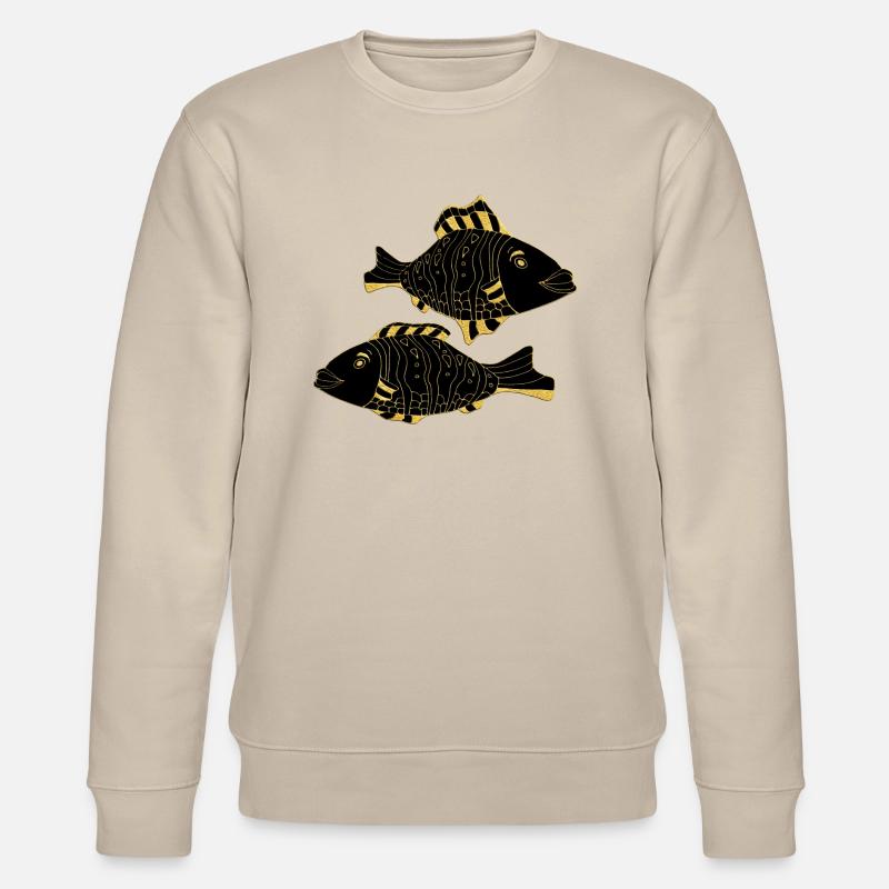 Fische - Stanley/Stella Unisex Bio-Sweatshirt CHANGER  - Beige